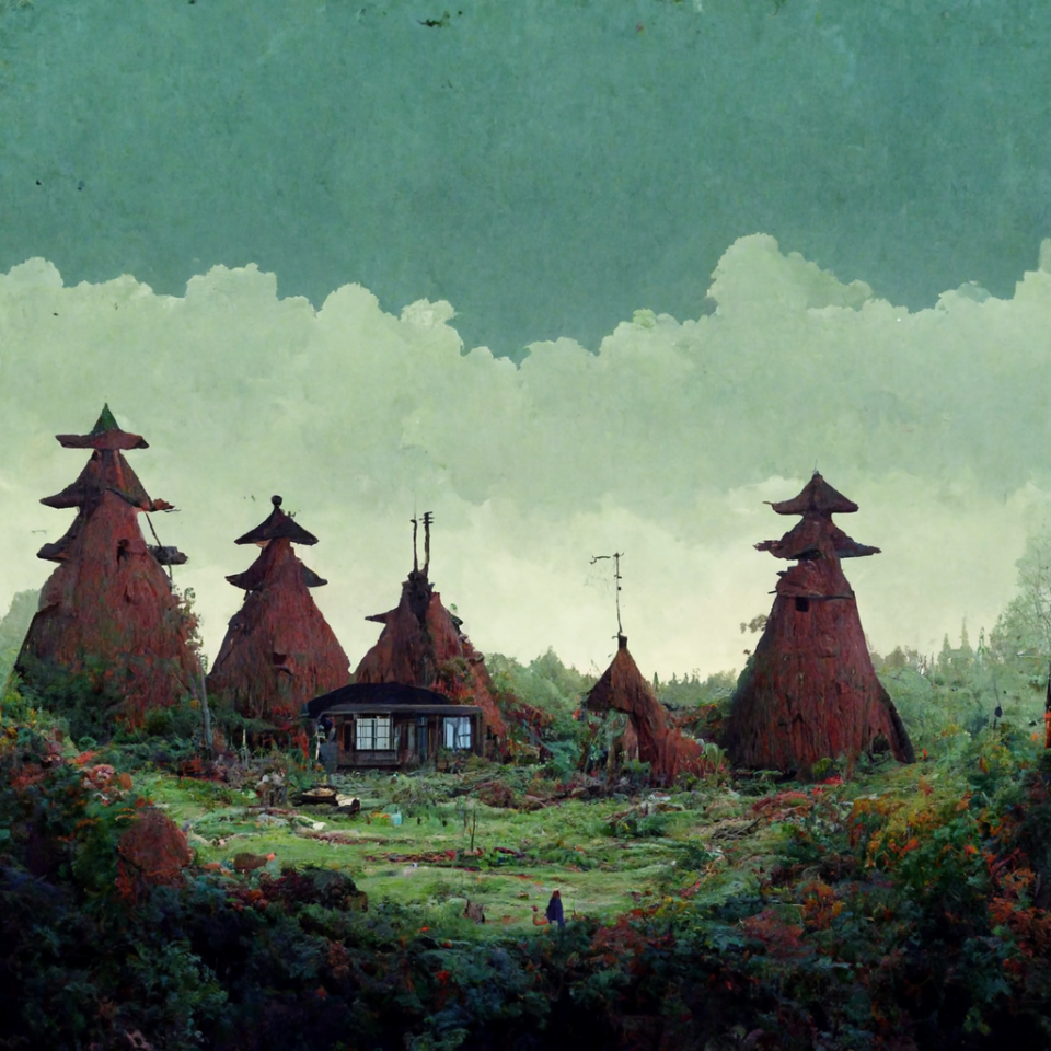 Midjourney studio Ghibli